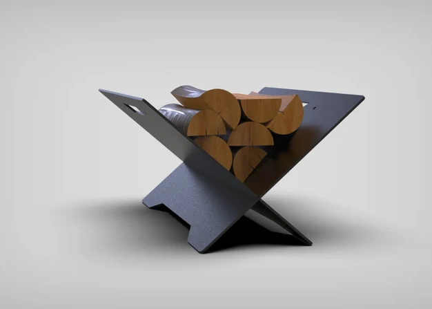Zásobník na dřevo, V5 Slider Square